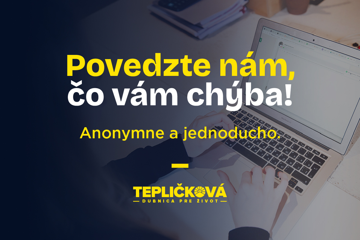 Online anonymný dotazník pre občanov Dubnice nad Váhom